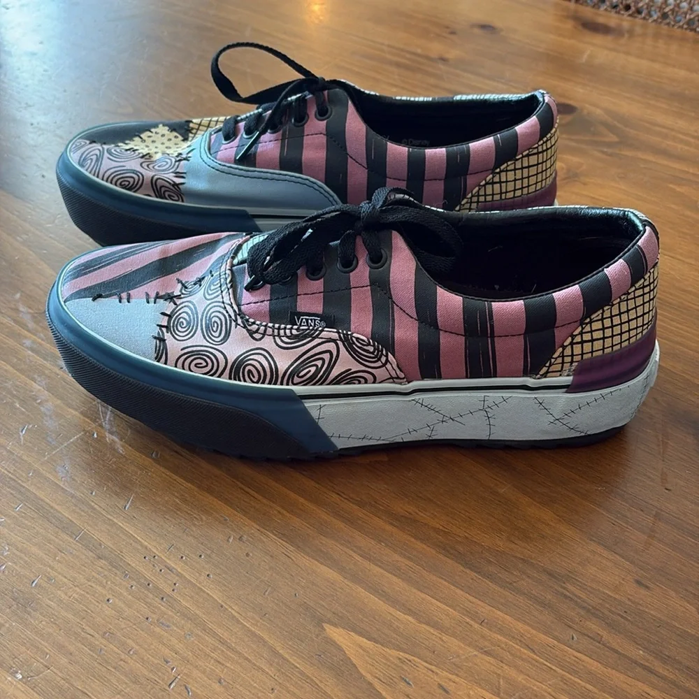 Vans x Disney Nightmare Before Christmas Era Stacked Patchwork Sneakers Unisex